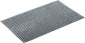 MSV Tapis de bain / tapis de bain tapis de sol - gris clair - 50 x 80 cm - Microfibre - antidérapant