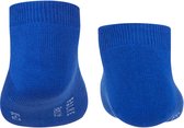 FALKE Family kort eenkleurig katoen sneakersokken enkelsokken kinderen blauw - maat 35-38