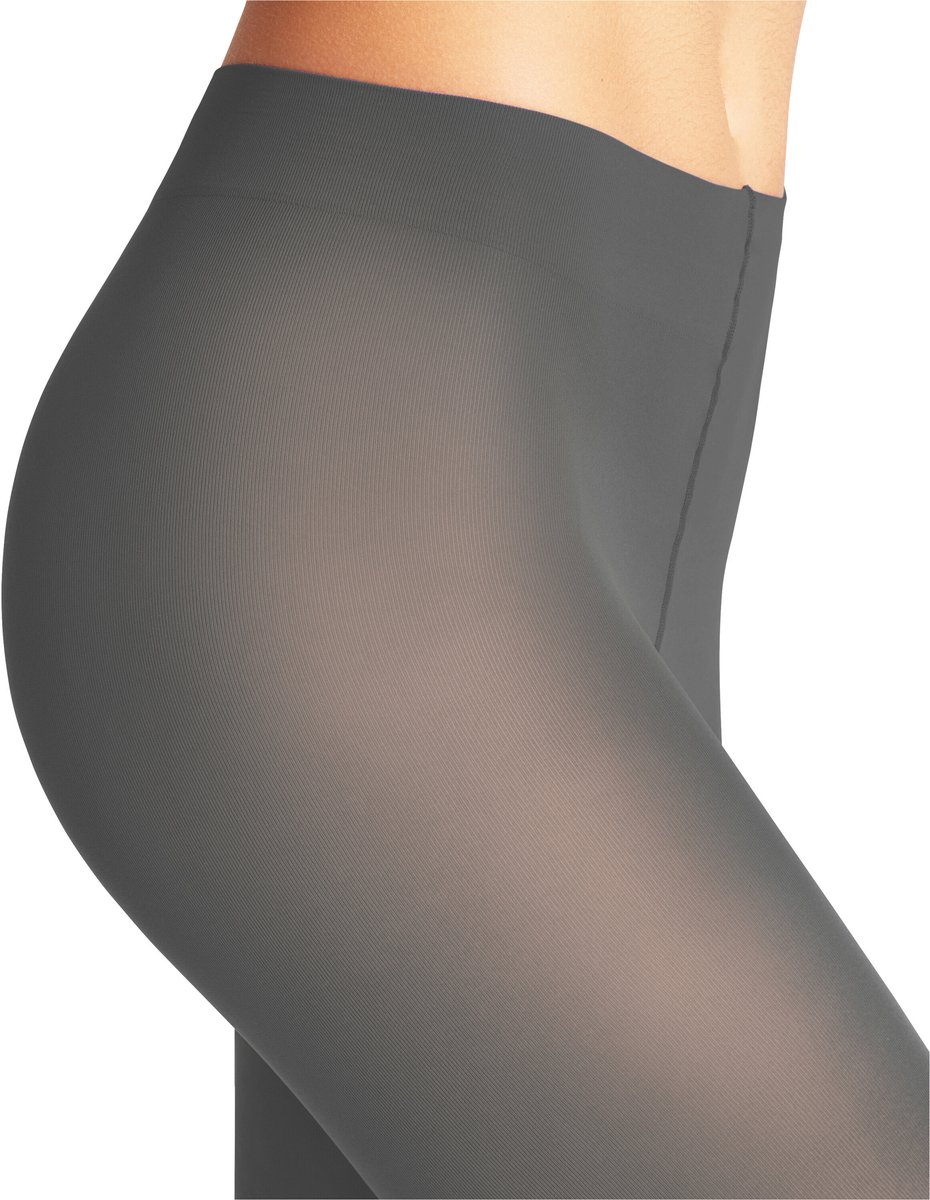 FALKE Pure Matt eenkleurig materiaal ondoorzichtig 50 DEN panty dames grijs - maat XL
