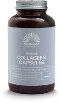 Mattisson - Marine Collageen Blend Peptan® Type I - Met Vitamine C en Hyaluronzuur - 180 Capsules