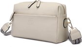 Aramae® - Crossbody Tas Dames - Crossbodytassen - Schoudertas - Telefoontasje - Mat Beige
