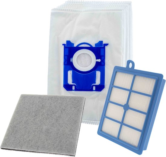 Kleanburg® - Geschikt voor Philips Performer Silent - Onderhoudsset - 10 Stofzuigerzakken - 1 HEPA-filter - 1 Motorfilter