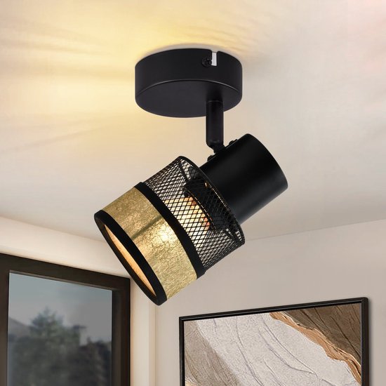 Opbouwspot Metaal Wit - Moderne Plafondlamp DOWNLIGHT H:15,5cm E27 Max 60W - Ronde Cilinder Voor Woonkamer Keuken Hal