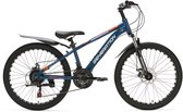 Generation M-760 mountainbike 24 inch – Blauw met spatborden