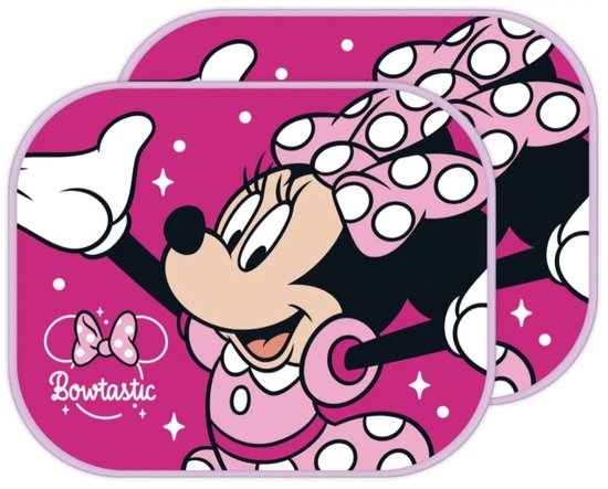 Minnie Mouse Bowtastic Auto Zonneschermen - 2 stuks