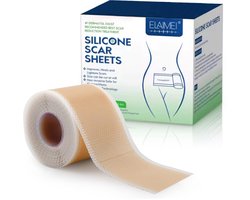 Elaimei – Littekenvervager – Silicone – Vermindert zichtbaarheid van littekens – Herbruikbaar – Litteken pleister – Verwijderaar – Striae – Striemen