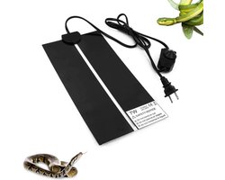Warmtemat - warmtemat plante - 15 x 28 cm - 7 watt- warmte mat - met regelaar - dimmer - voor kuikens - reptielen - amfibieën - vogels