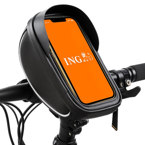 Support téléphone Vélo / VTT | Étanchéité | Apollo | Convient pour: Samsung Galaxy A71| Porte-vélos | Support de téléphone de vélo | Étanchéité | Support Vélo Téléphone | Sac pour bicyclette