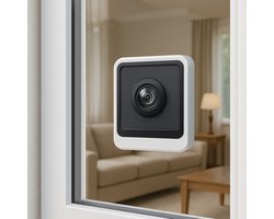 RaamCamera Speciale Lens Tegen Weerspiegeling - Camera voor op Raam - Tegen Raam Beveiligingscamera - SuperScherp Beeld - WindowCam - binnen bewakingscamera wifi met app