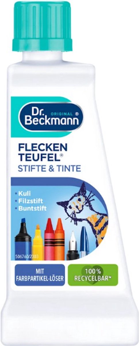 Dr. Beckmann Vlekkenduivel Combi Deal – Pennen & Inkt, Natuur & Cosmetica, Spijsvet & Sauzen – 3 x 50 ml Vlekverwijderaars