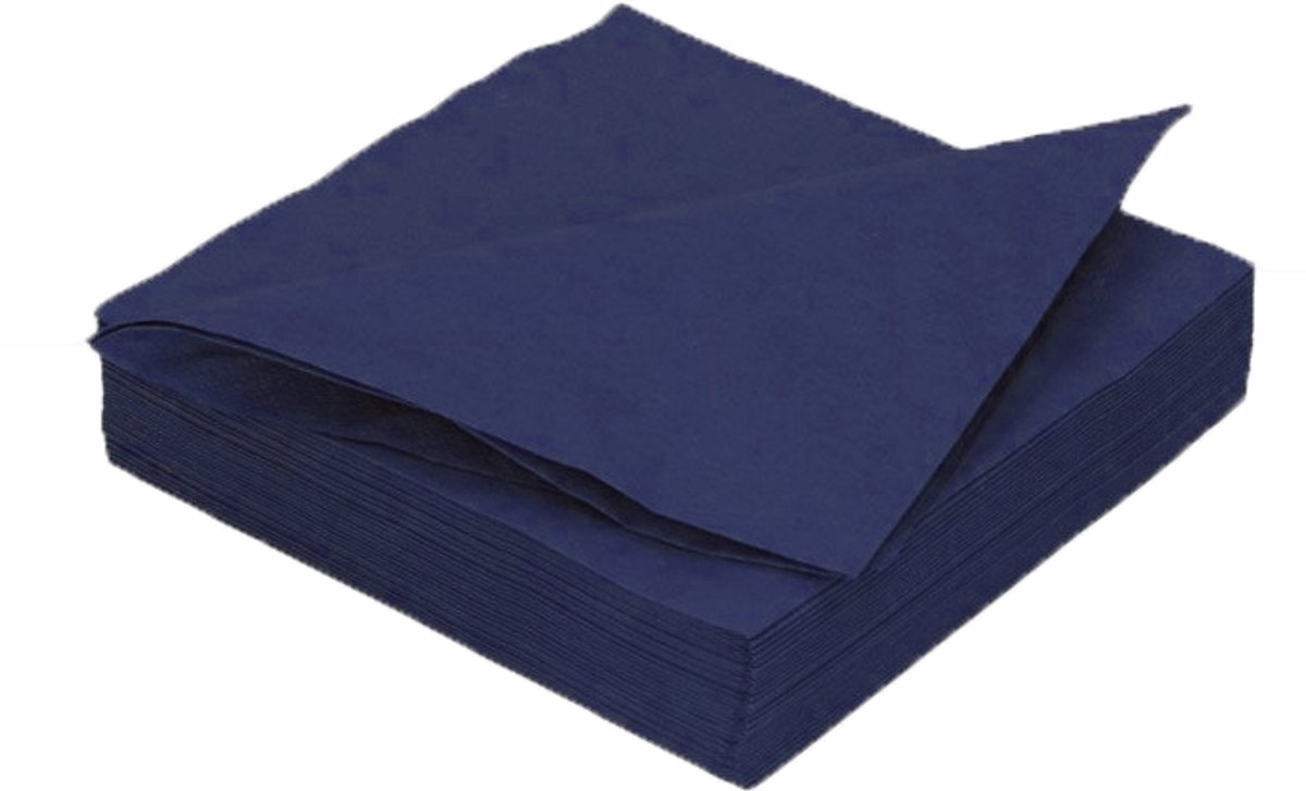 Daily Style – Servetten – Donkerblauw – 100 stuks – Feest & Tafel Decoratie
