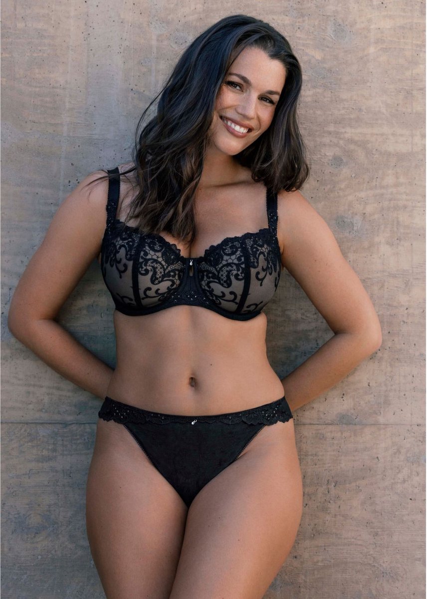 Fantasie - Balconette BH Portia - Zwart