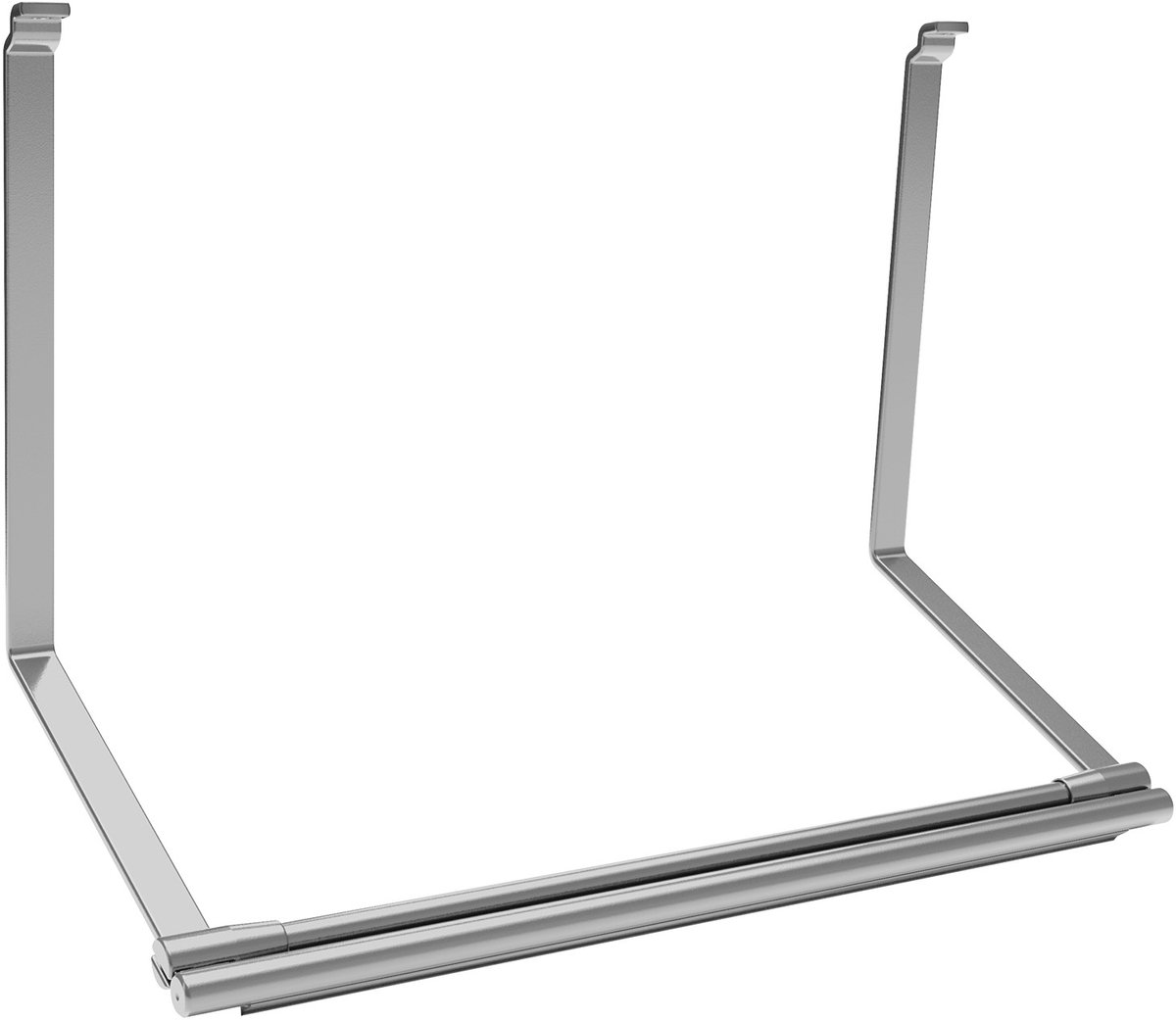 SOTECH Linero style kruidenrekje roestvrij staal look 2 etages 380 x 80 x 271 mm om op te hangen
