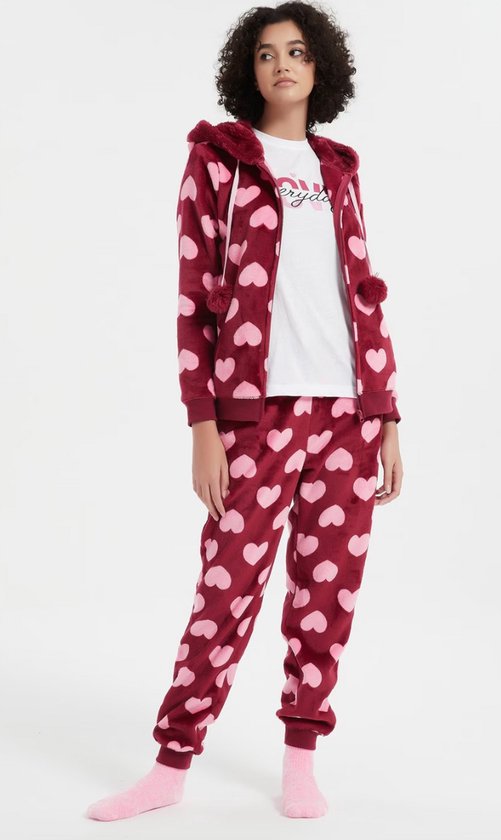 4 - delige pyjama set | comfy set | broek, vest, sokken en t-shirt | cadeau voor haar | zachte pyjama set |