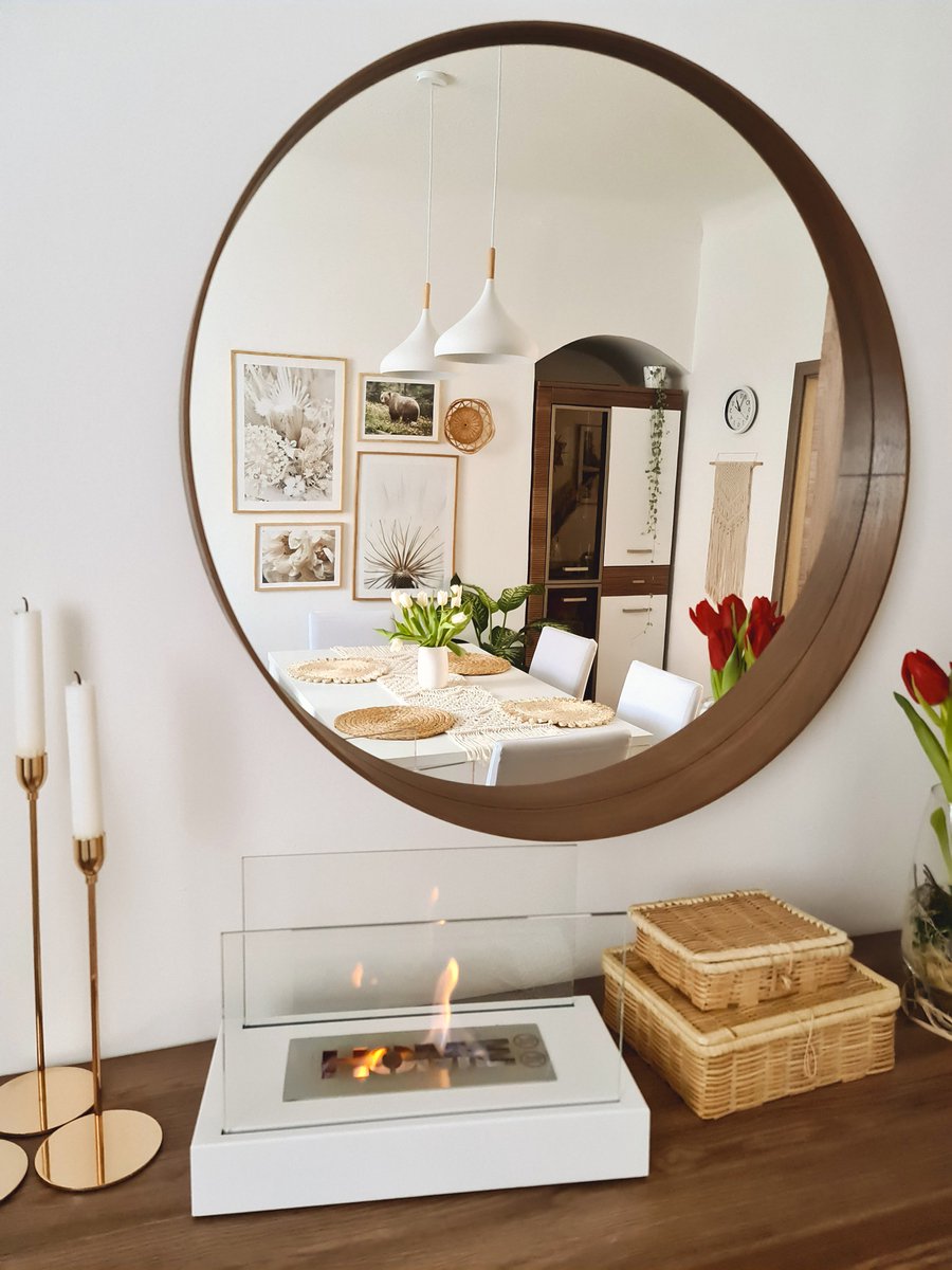 Luxe bio-ethanol sfeerhaard Home Wit – geschikt voor binnen- en buitengebruik – rookvrij en stijlvol design.