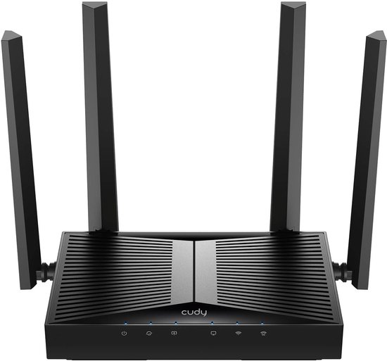 Cudy WR3600 - draadloze router - Gigabit Ethernet -Dual-band (2.4 GHz / 5 GHz) Zwart