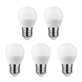 Technik Lampe LED E27 4,9W - 470lm - 6000K - Wit Lumière du Jour - Globe LED Mini P45 - Remplace l'Ampoule Halogène 40W - 5 pièces