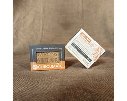 Biologische Marseille kurkumazeep en shampoo