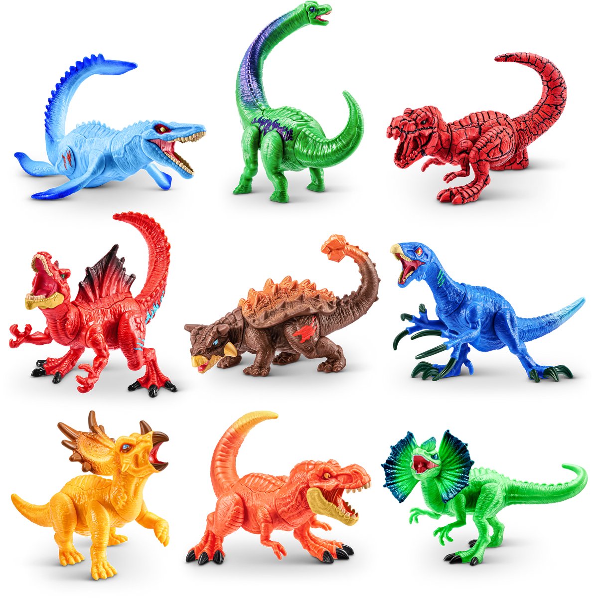 ZURU 5 Surprise Dino Mix & Match – 9 Dinosaures à Collectionner Et Combiner – Jouet Créatif Dès 3 Ans (2 Capsules)