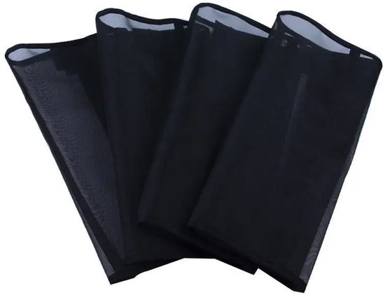 4-delige mesh beenbeschermers voor paarden, mesh vliegende laarzenset voor paarden, herbruikbare, ademende, verstelbare rijlaarzen, beenbeschermers voor buitentraining,Zwart 4-delige mesh beenbeschermers voor paarden, mesh vliegende laarzenset voor paarden, herbruikbare, ademende, verstelbare rijlaarzen, beenbeschermers voor buitentraining,Zwart