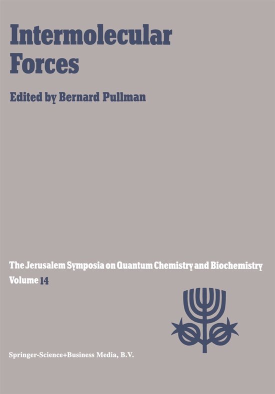 Jerusalem Symposia14- Intermolecular Forces - cover