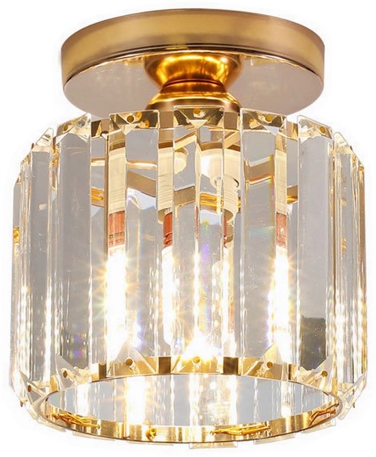 Moderne Plafondlamp Kristallen Plafonnière voor Keuken Slaapkamer Woonkamer Goud