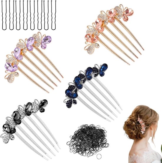 Ever Faith Bruids Sieraden Set Sprankelende Strass Kristal Bruiloft Bloemen Teardrop Ketting Oorbellen Set voor Bruiden, Metaal Kristal, Stras