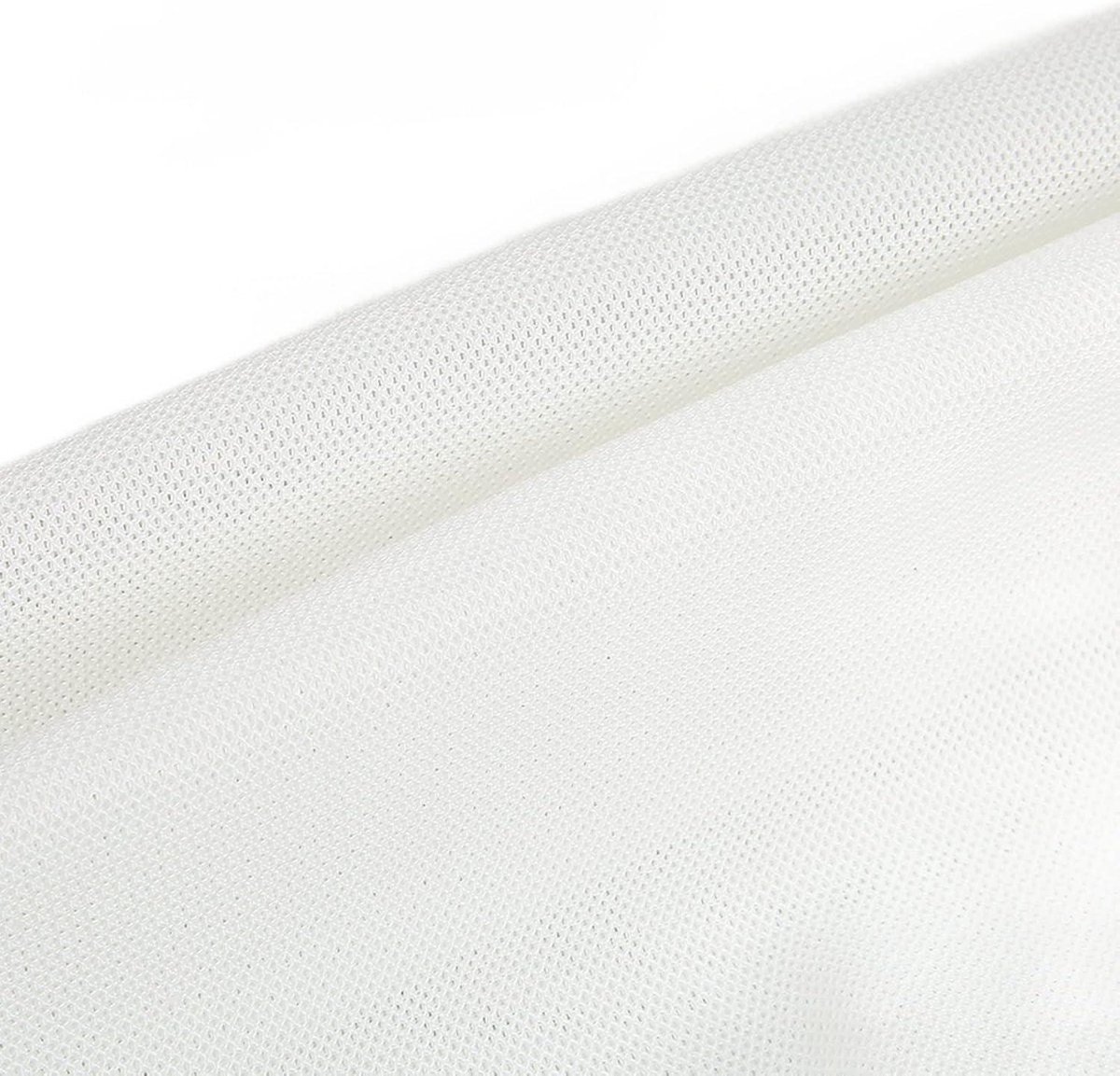 Allecto Plus - Ademend Speakergrilldoek, Waterdicht en Stofdicht - Polyester Mesh-stofbeschermer voor Luidsprekerreparatie - Wit - 551 X 358 Inch - Duurzaam en Beschermend