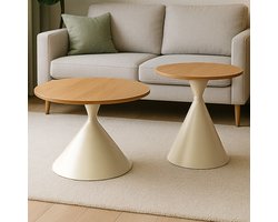 Milton & Oldbrook Salontafel Set Soria Hout