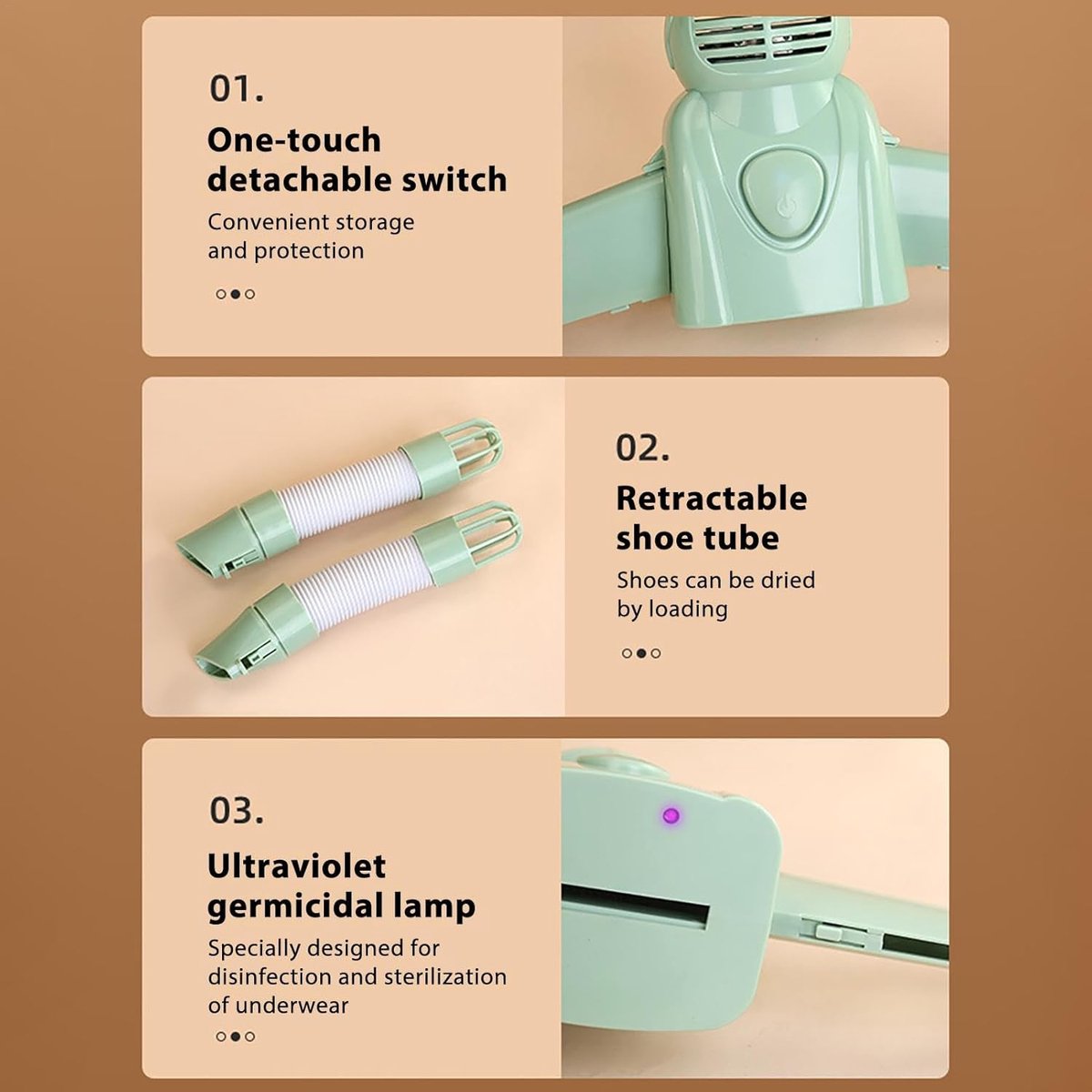 RFWR Elektrisch droogrek met temperatuurinstelling thumbnail 6