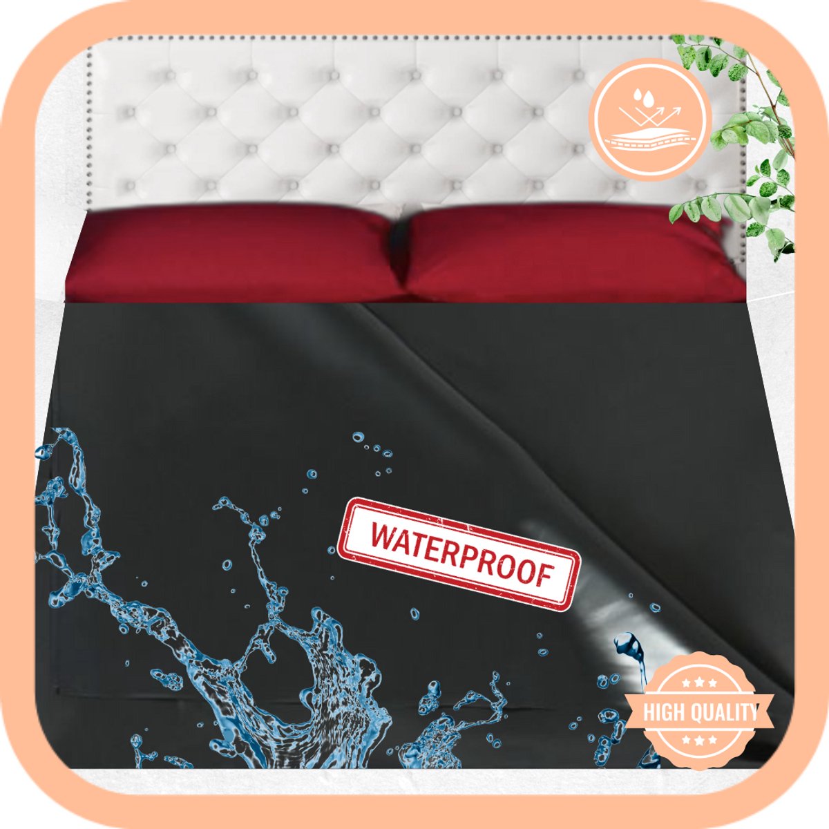 Goedkoopste Waterdicht Seks Laken - Zwart - 130Cm x 220Cm - Latex/PVC - Volledig Waterproof - Massage Laken - Hoeslaken - Erotiek - Squirt laken