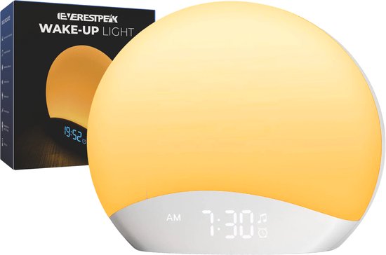 Mrs. Jones Daglichtwekker met 30 geluiden zonsopgang wekker en nachtlampje voor de... | bol