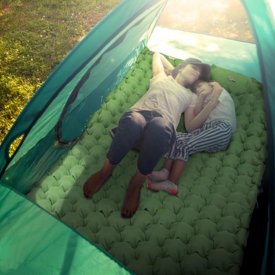 RFWR® Campingluchtmatras voor 2 personen - Zelfopblazend en Ultralicht van Merkloos — afbeelding 4