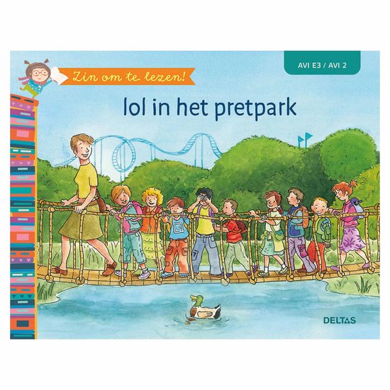 Zin om te lezen! Lol in het pretpark - AVI E3 - cover