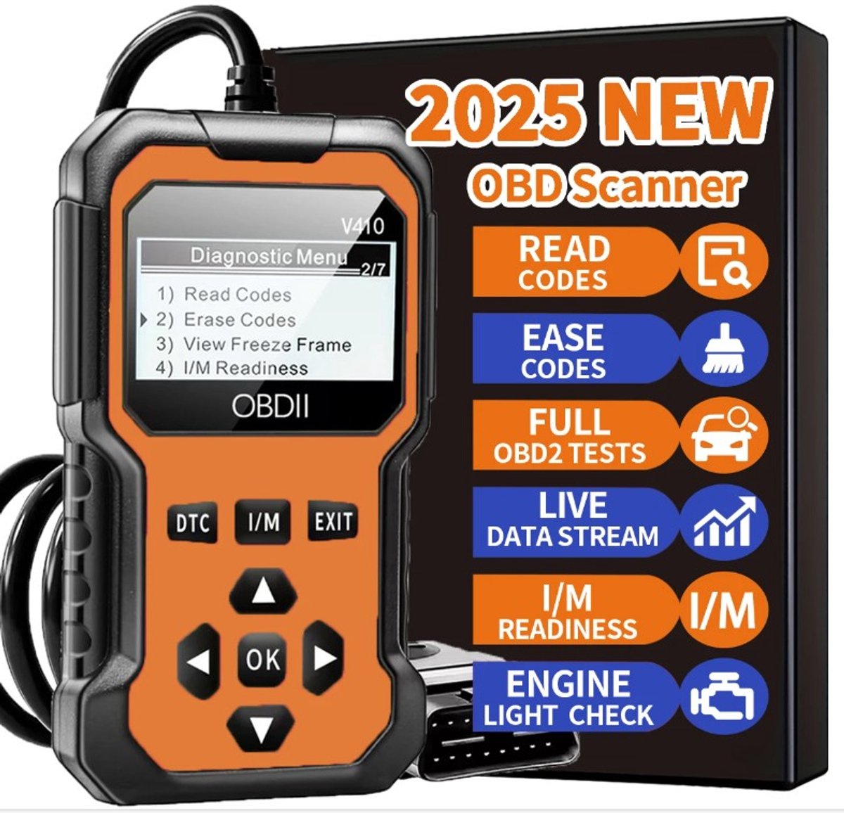 AMiO OBD2 Bluetooth XL Diagnosescanner - Draadloze Auto- en Truckdiagn
