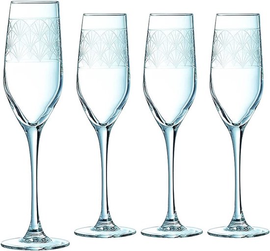 Lexium Cava Glazen - Prosecco Glazen - Cava Glas - Cavaglazen - Champagneglazen - Must Have Voor De Feestdagen