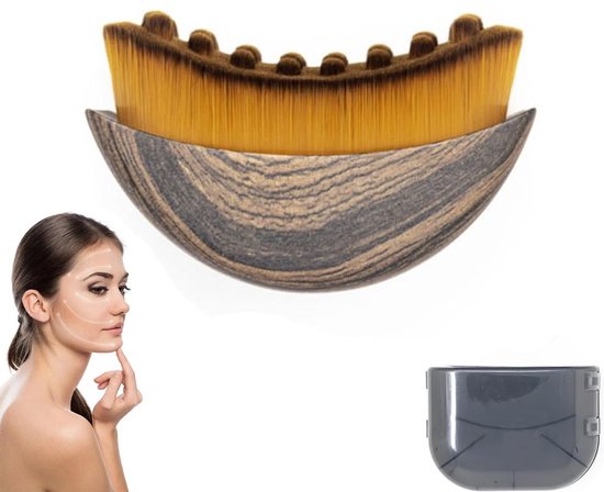 Gezichtsborstel - Anti cellulitis brush - Gezichtsverzorging - Face Brush - Anti Rimpel - Doorbloeding - Dry Brushing - Droog Borstelen - Reinigen - Geschikt Voor gezichts-, kin- en kaakcontouren - Lichaamborstels - Persoonlijke verzorging