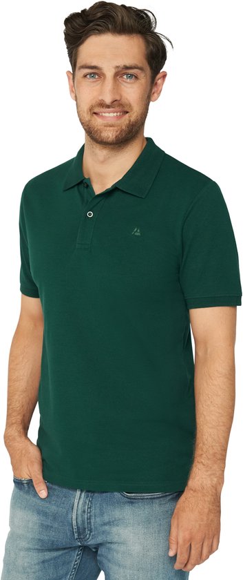 DANISH ENDURANCE Classic Fit Poloshirt Heren - biologisch katoen - Korte mouw - Groen - Maat M
