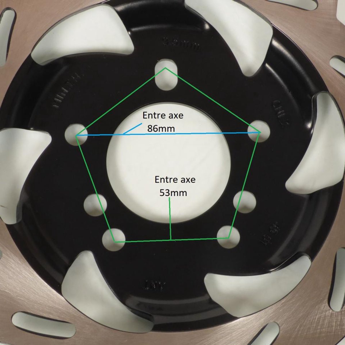 Disque de frein avant origine pour Scooter Sym 50 Orbit Ii 4T 2018 à 2020 Neuf