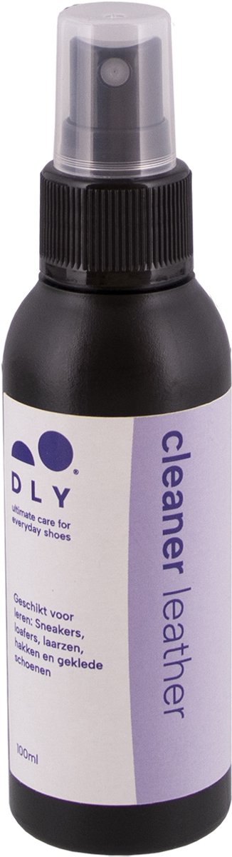 DLY Shoecare – Cleaner Leather – Leer schoonmaak oplossing - Kleurloos, Universeel - 100ML