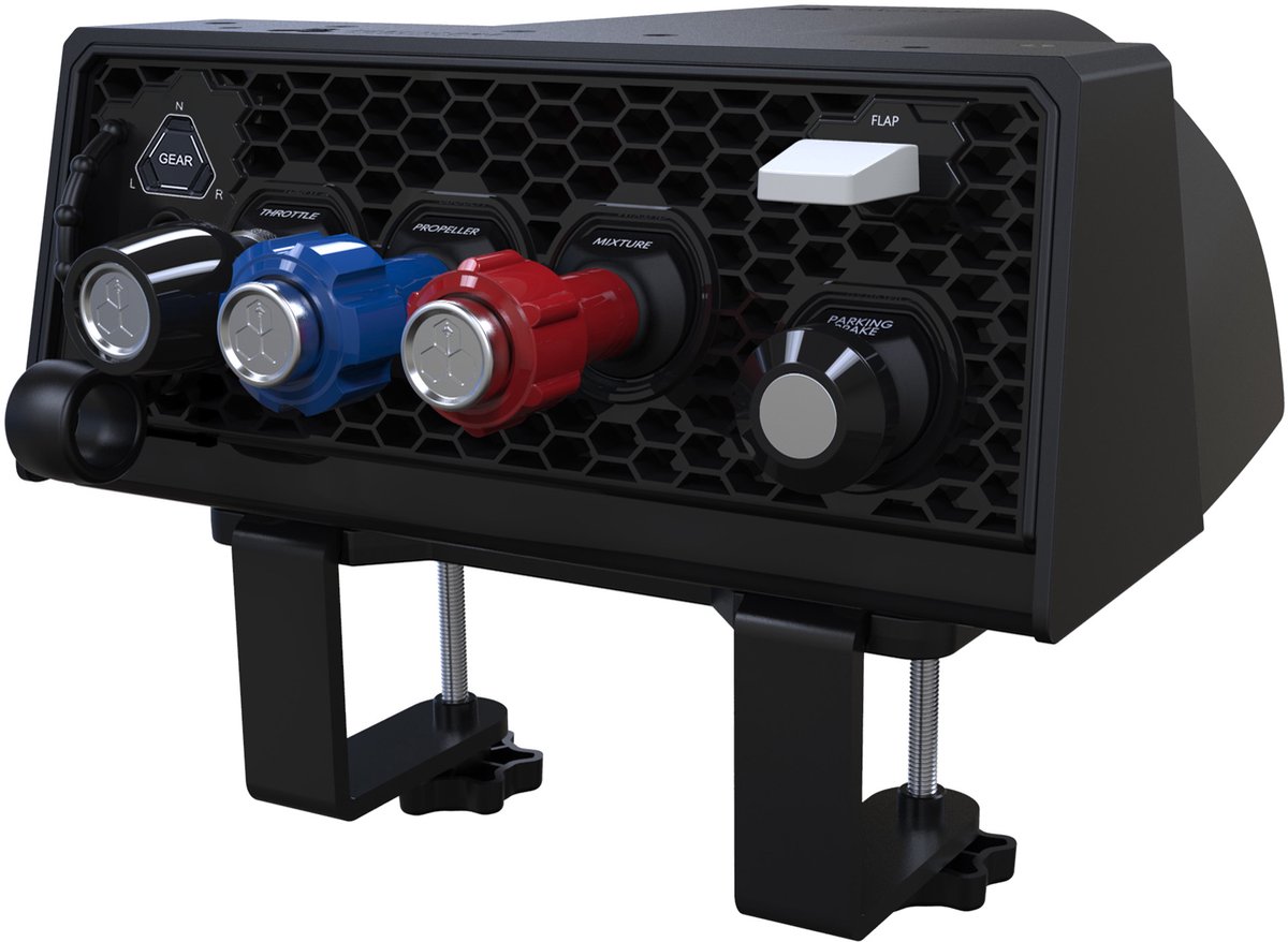 Honeycomb Sierra TPM Module - Throttlebediening voor vliegtuigen zoals Cessna 172 - Trimwiel & LED