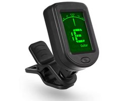 Clip-on Gitaar tuner - Stemapparaatje voor Gitaar - Bas - Viool - Ukelele - Chromatisch - Stemapparaat - Gitaar Stemmen