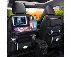 foto van Car Seat Organizer - Luxe Autostoel Organizer - Voor in de Auto - Autostoel - Stoel - Organizer - PU Leer - Hoogwaardige kwaliteit - Handig voor op Reis