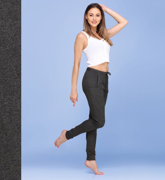 Merry Style – Pantalon femme – Long – Mélange foncé – M - MS-MS10-277- SW