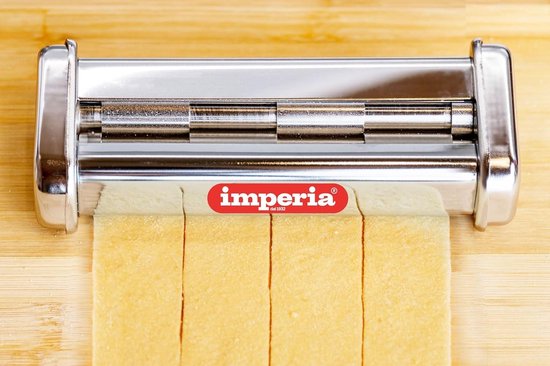 Gourmet Line IPASTA Pastamachine-accessoire. 100% Made in Italy. Roestvrijstalen keukenaccessoire voor ruwe verse pasta. Pastasnijder compatibel met pastamachines. — afbeelding 5