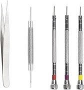 Allecto Plus - Precision schroevendraaier set voor brillen en horloges - Horloge reparatie toolkit - Batterijen vervangen - Horlogeband verwijderen