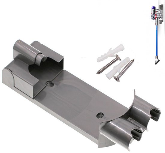 Wandhouder geschikt voor Dyson stofzuiger V7 V8 accessoires – Stofzuiger Standaard – Ophangsysteem – Muurbeugel – Accessoirehouder – Muurhouder – Muur bevestiging – Docking station – Inclusief Montage Materialen