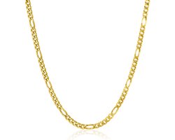 Gouden figaro ketting vrouwen - minimalistische ketting - duurzaam materiaal - hypoallergeen - Eterna sieraden - trending 2025