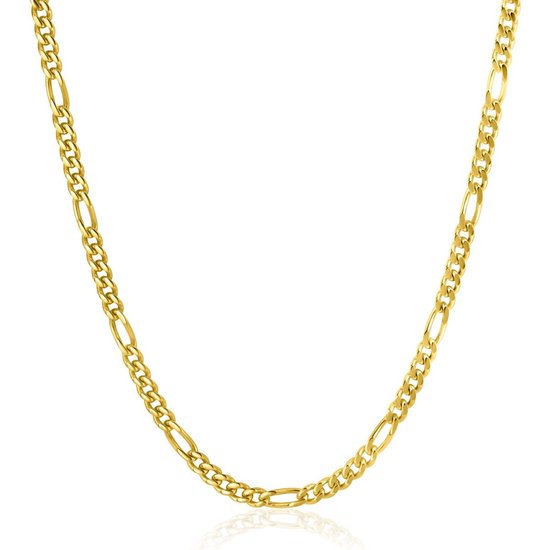 Gouden figaro ketting vrouwen - minimalistische ketting - duurzaam materiaal - hypoallergeen - Eterna sieraden - trending 2025