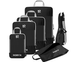 Noryx packing cubes 6-delige set met compressierits